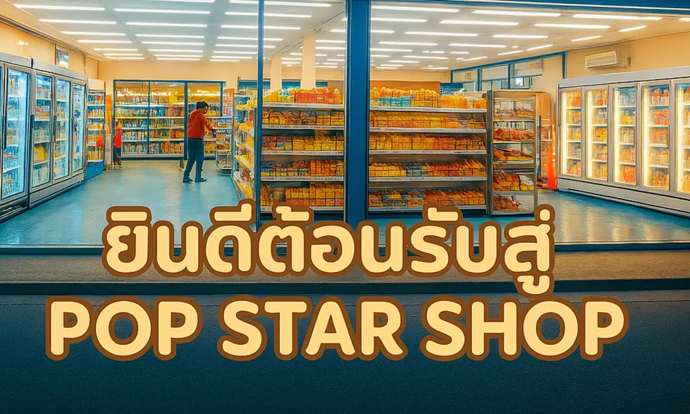 ร้านป๊อบสตาร์ สาขาเจริญศรี เปิดโซนใหม่